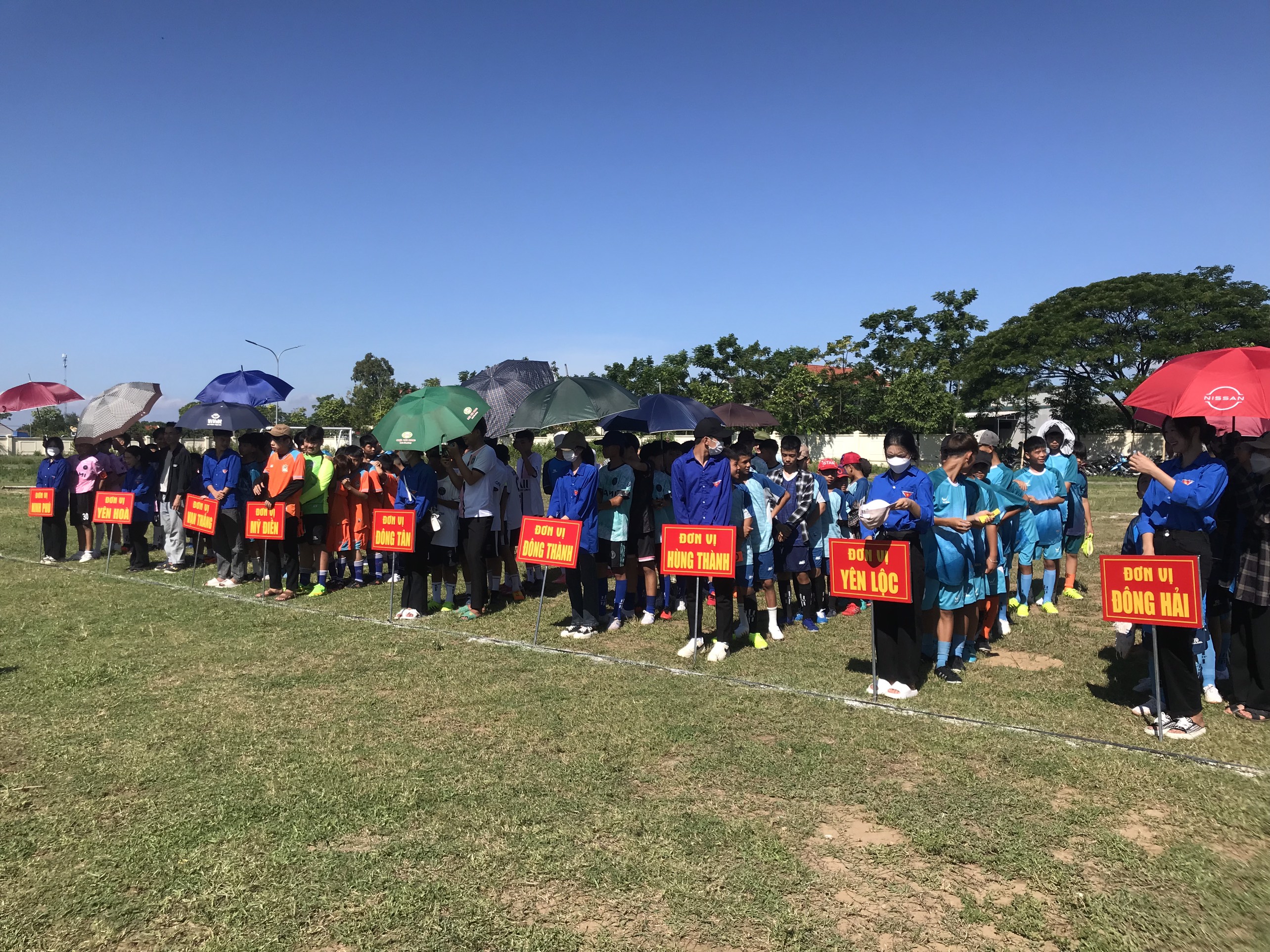 Đoàn xã Đa Lộc tổ chức giải bóng đá thiếu niên lần thứ X, năm 2022